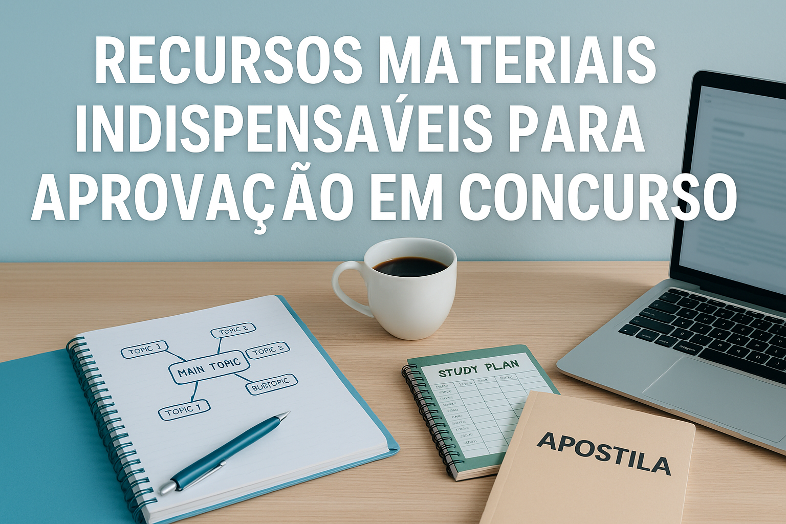 Recursos Indispensáveis para Aprovação em Concurso em 2025